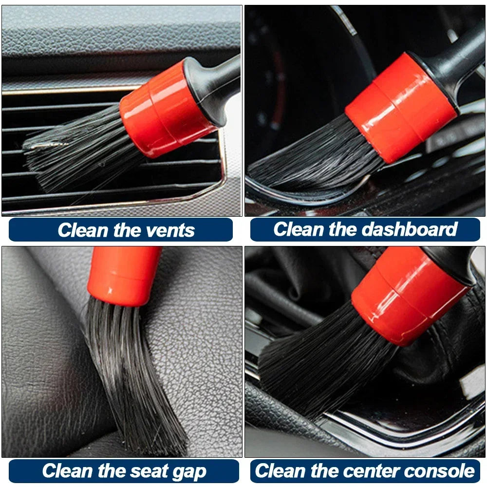 Kit Profesional Detaling Auto - 14 Piese pentru Curățarea Interiorului